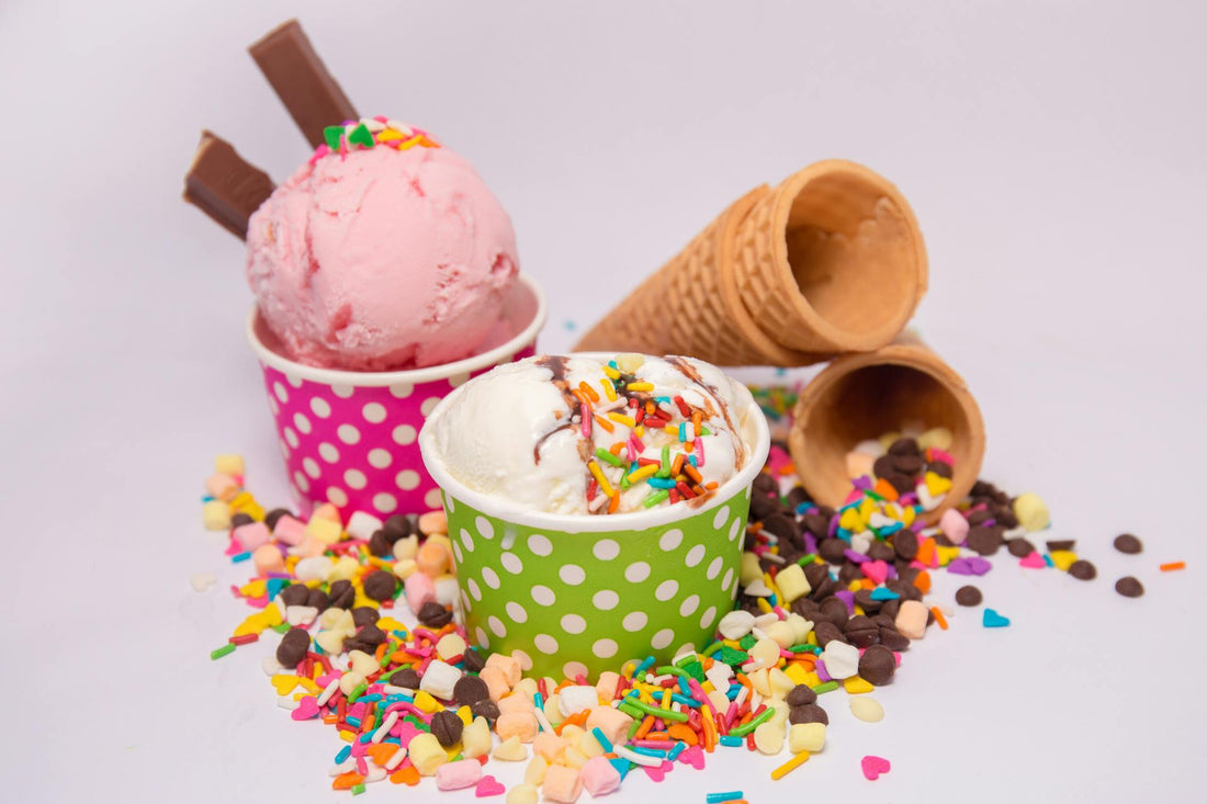 Gelati di vari gusti