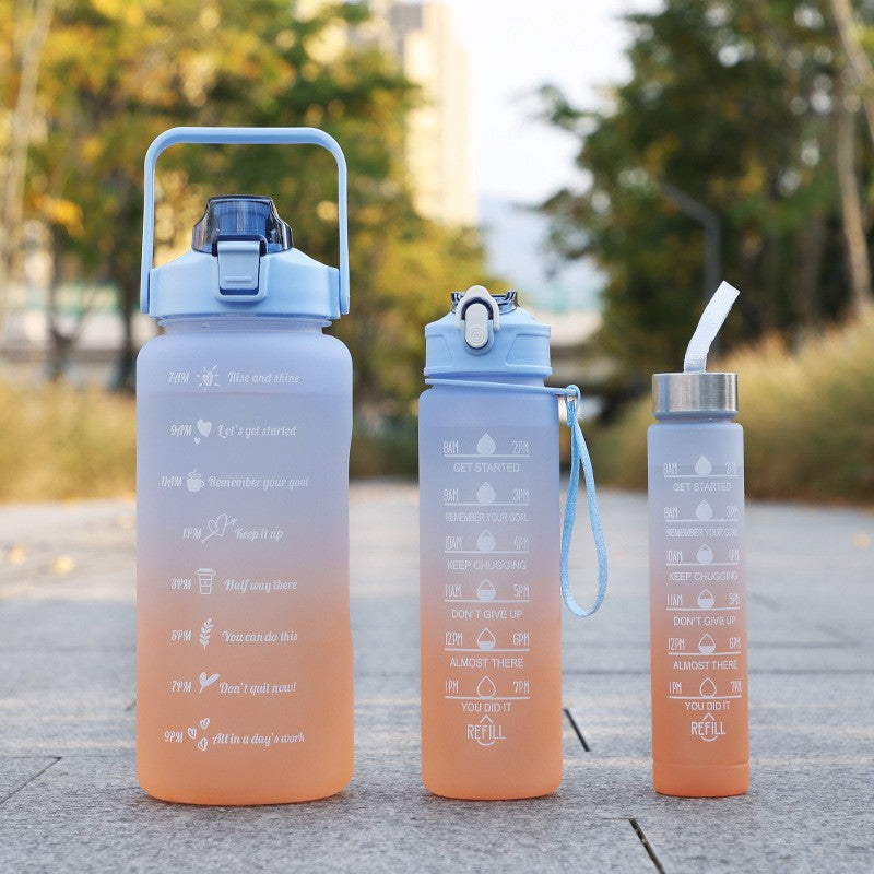 3pcs water bottle set of 2000ml,800ml,300ml 