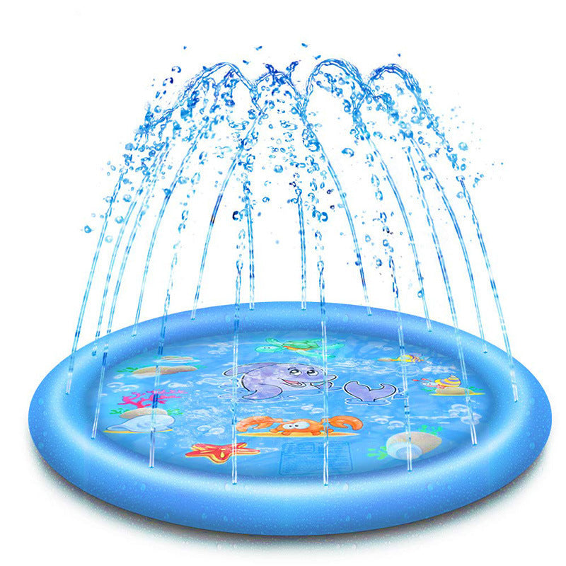 170*170cm Pet Sprinkler Pad Play Cooling Mat Inflatable Pool 