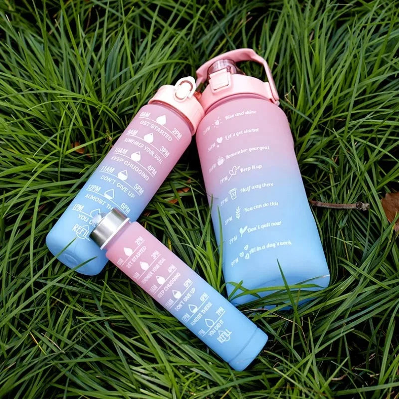 3pcs water bottle set of 2000ml,800ml,300ml 