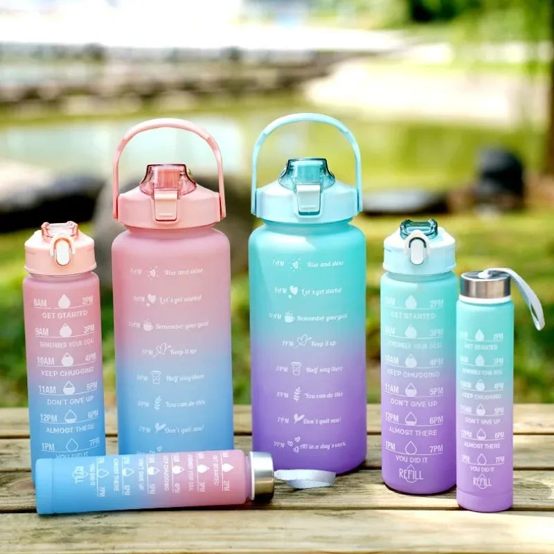 3pcs water bottle set of 2000ml,800ml,300ml 