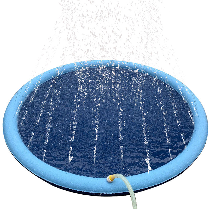 170*170cm Pet Sprinkler Pad Play Cooling Mat Inflatable Pool 