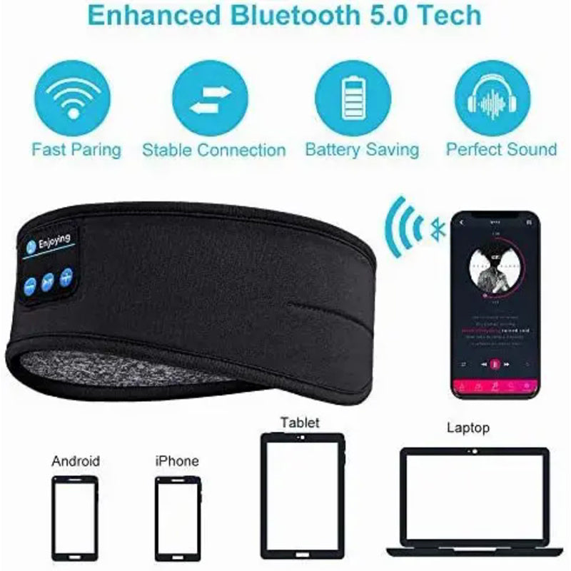 2024 Bluetooth Earphones Sports Headband Sleep 