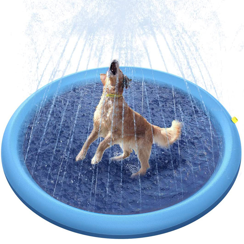 170*170cm Pet Sprinkler Pad Play Cooling Mat Inflatable Pool 